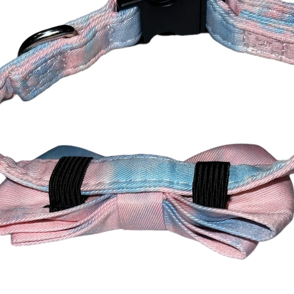 🌟NEW🌟 Tie-Dye Bow Dog Collar - Picture 3 of 5